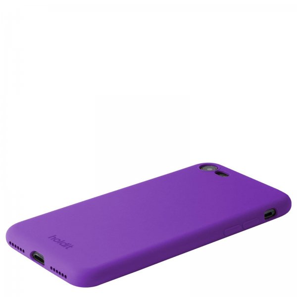 holdit iPhone 7/8/SE Cover Silikone Bright Purple