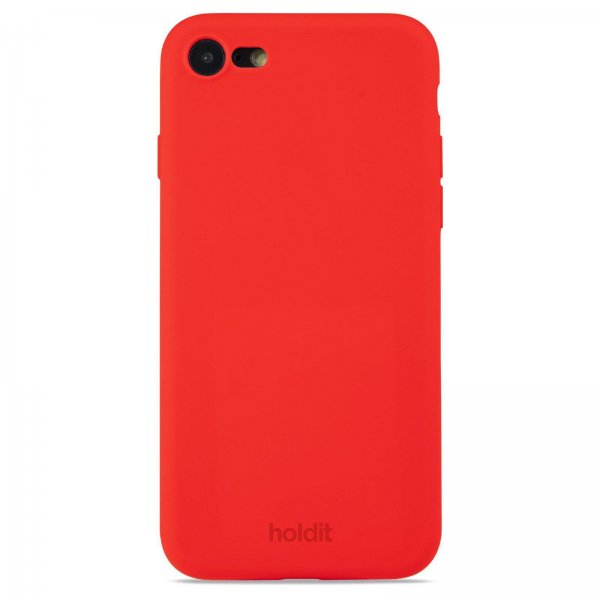holdit iPhone 7/8/SE Skal Silikon Chili Red