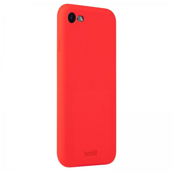 holdit iPhone 7/8/SE Skal Silikon Chili Red