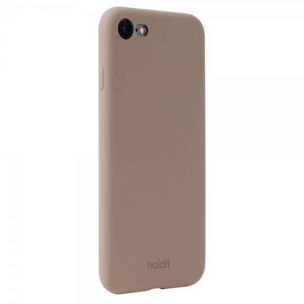 holdit iPhone 7/8/SE Cover Silikone Mocha Brun