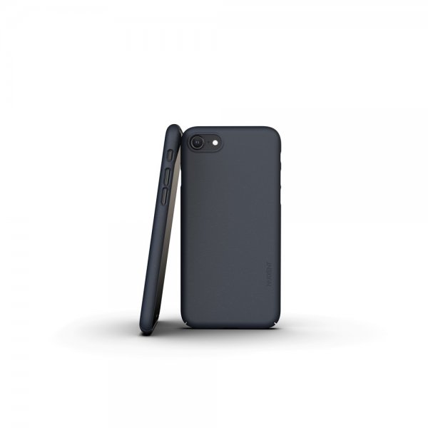 Nudient iPhone 7/8/SE Cover Thin Case V3 Midwinter Blue