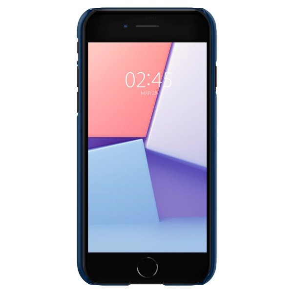 Spigen iPhone 7/8/SE Cover Thin Fit Navy Blue