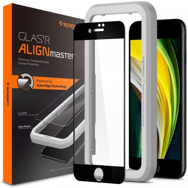 Spigen iPhone 7/8/SE Skærmbeskyttelse GLAS.tR ALIGNmaster