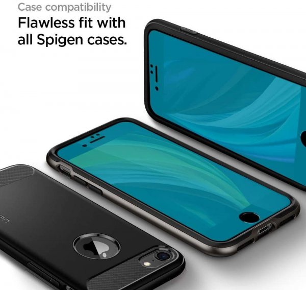 Spigen iPhone 7/8/SE Skærmbeskyttelse GLAS.tR ALIGNmaster