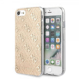 Guess iPhone 7/8/SE Cover Glitter Guld