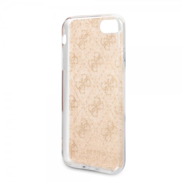 Guess iPhone 7/8/SE Cover Glitter Guld