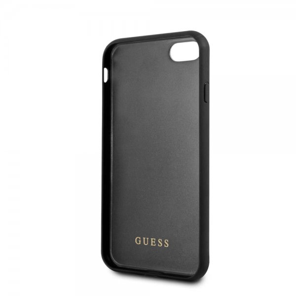 Guess iPhone 7/8/SE Cover Glitter Peony Rosa