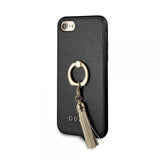 Guess iPhone 7/8/SE Cover med Ringholder Sort