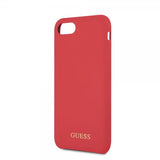 Guess iPhone 7/8/SE Cover Silicone Logo Rød