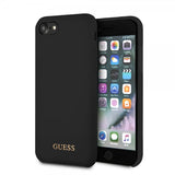 Guess iPhone 7/8/SE Cover Silikone Logo Sort