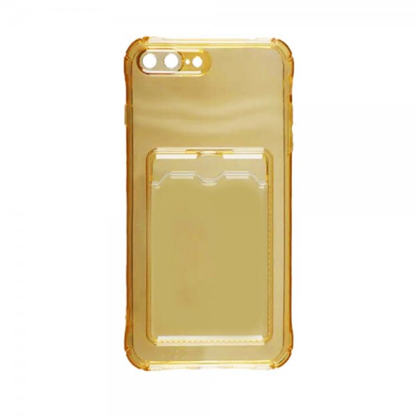 iPhone 7 Plus/iPhone 8 Plus Cover Kortholder Stødsikkert Gul
