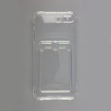 iPhone 7 Plus/iPhone 8 Plus Cover Kortholder Stødsikkert Transparent