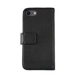 Rvelon iPhone 7/8/SE Cover Ægte Læder Sort