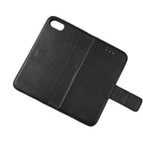 Rvelon iPhone 7/8/SE Cover Ægte Læder Sort