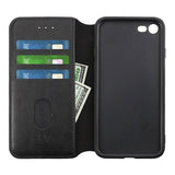 Rvelon iPhone 7/8/SE Cover 3 Kortpladser Sort