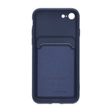 iPhone 7/8/SE Cover Kortholder Blå