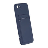 iPhone 7/8/SE Cover Kortholder Blå