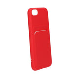 iPhone 7/8/SE Cover Kortholder Rød