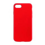 Rvelon iPhone 7/8/SE Cover Silikone Rød