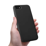 Rvelon iPhone 7/8/SE Cover Silikone Sort