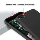 Rvelon iPhone 7/8/SE Cover Silikone Sort