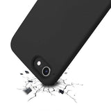Rvelon iPhone 7/8/SE Cover Silikone Sort