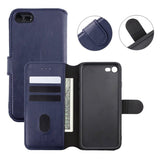 Rvelon iPhone 7/8/SE Cover Magnetisk Aftageligt Cover Blå