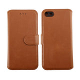 Rvelon iPhone 7/8/SE Cover Magnetisk Aftageligt Cover Brun
