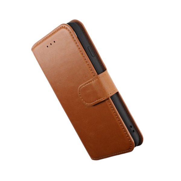Rvelon iPhone 7/8/SE Cover Magnetisk Aftageligt Cover Brun