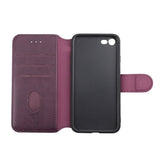 Rvelon iPhone 7/8/SE Cover Udfoldeligt Kortrum Lilla