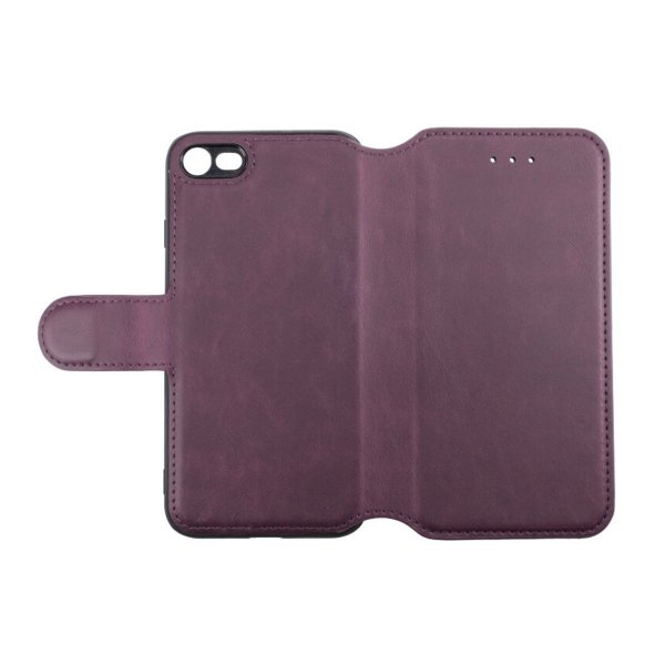 Rvelon iPhone 7/8/SE Cover Udfoldeligt Kortrum Lilla