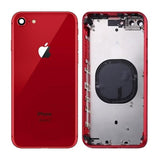 iPhone 8 Bagside med Komplet Ramme - Rød