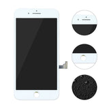 iPhone 8 Plus LCD Skærm Refurbished - Hvid