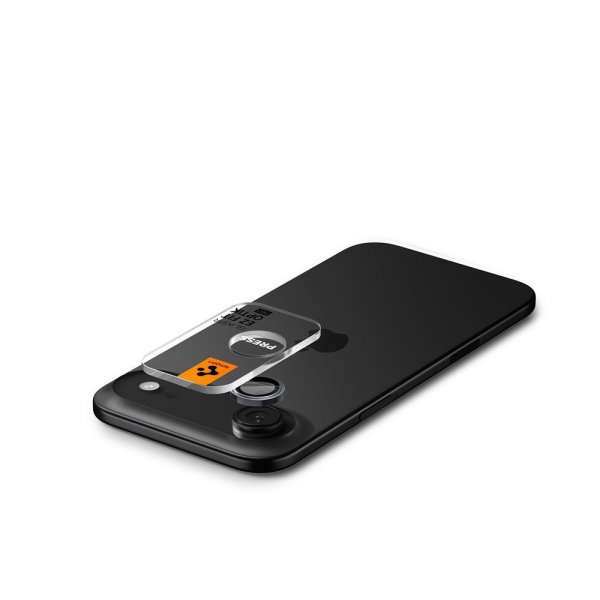 Spigen iPhone Air Kamerabeskyttelse GLAS.tR EZ Fit Optik Pro 2-pak Grå