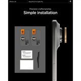 Spigen iPhone Air Kamerabeskyttelse GLAS.tR EZ Fit Optik Pro 2-pak Guld