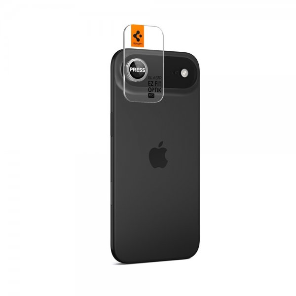 Spigen iPhone Air Kamerabeskyttelse GLAS.tR EZ Fit Optik Pro 2-pak Sølv