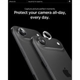 Spigen iPhone Air Kamerabeskyttelse GLAS.tR EZ Fit Optik Pro 2-pak Sølv