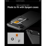 Spigen iPhone Air Kamerabeskyttelse GLAS.tR EZ Fit Optik Pro 2-pak Sort