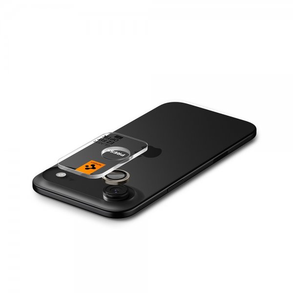 Spigen iPhone Air Kamerabeskyttelse GLAS.tR EZ Fit Optik Pro 2-pak Sort