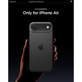 Spigen iPhone Air Kamerabeskyttelse GLAS.tR EZ Fit Optik Pro 2-pak Sort