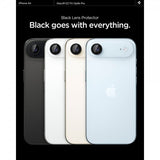 Spigen iPhone Air Kamerabeskyttelse GLAS.tR EZ Fit Optik Pro 2-pak Sort