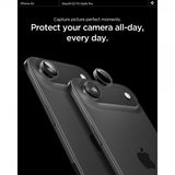 Spigen iPhone Air Kamerabeskyttelse GLAS.tR EZ Fit Optik Pro 2-pak Sort