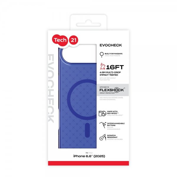 Tech21 iPhone Air Cover EvoCheck MagSafe Electric Blue