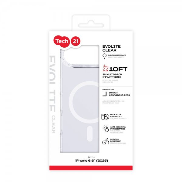 Tech21 iPhone Air Cover EvoLite MagSafe Transparent