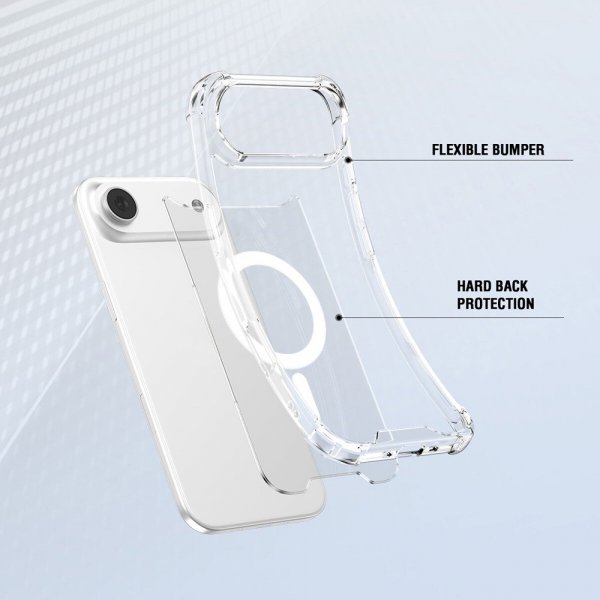 4smarts iPhone Air Skal Ibiza MagSafe Transparent