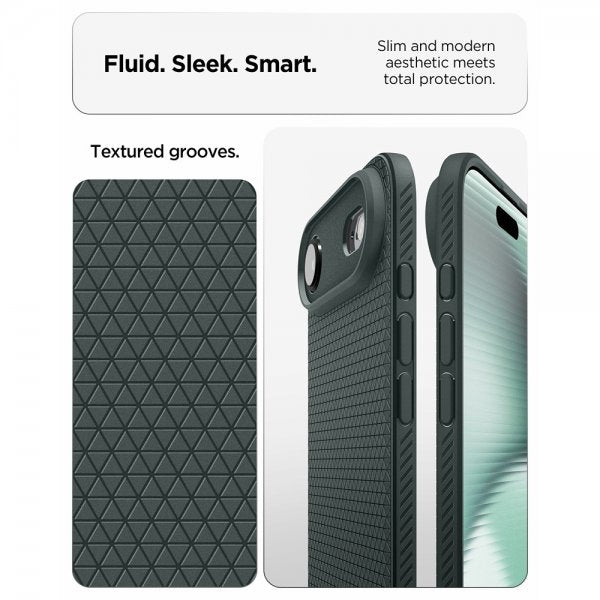 Spigen iPhone Air Cover Liquid Air Abyss Green