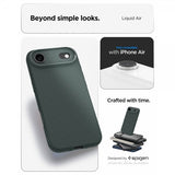Spigen iPhone Air Cover Liquid Air Abyss Green