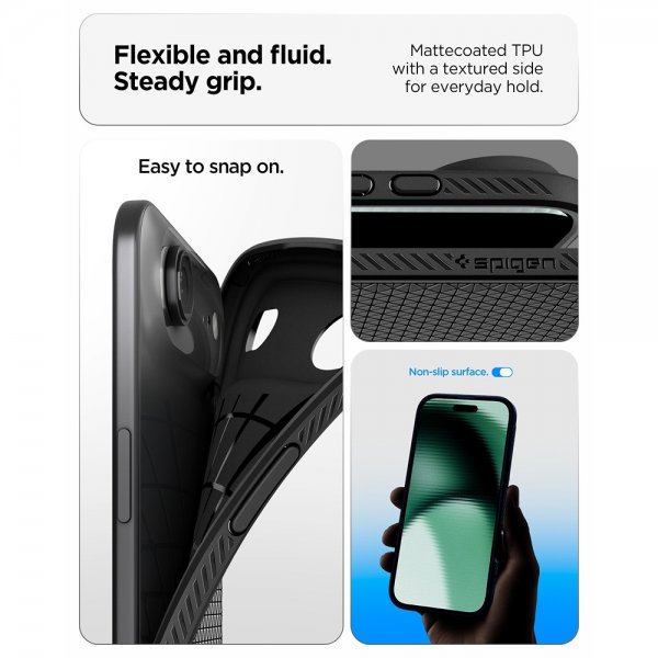 Spigen iPhone Air Cover Liquid Air Matte Black