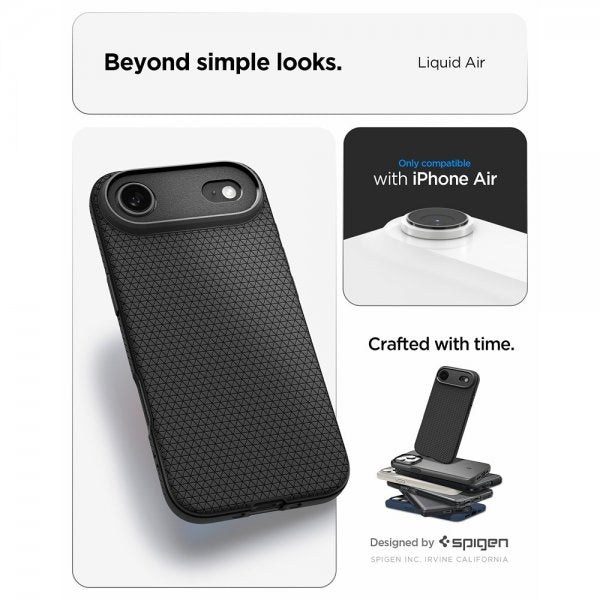 Spigen iPhone Air Cover Liquid Air Matte Black