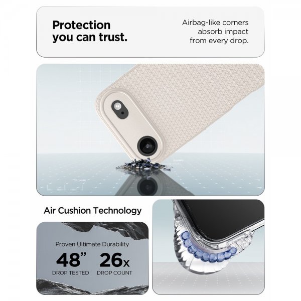 Spigen iPhone Air Cover Liquid Air Natural Titanium